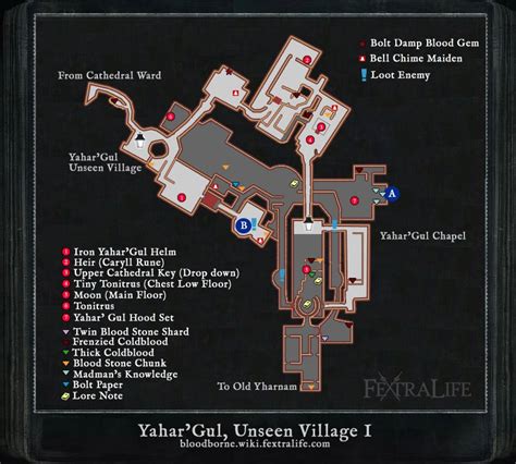 yahar'gul unseen village|bloodborne unseen village map.